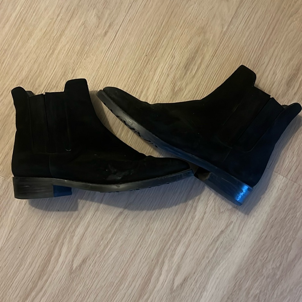 Stuart Weitzman Short Black Booties - image 1